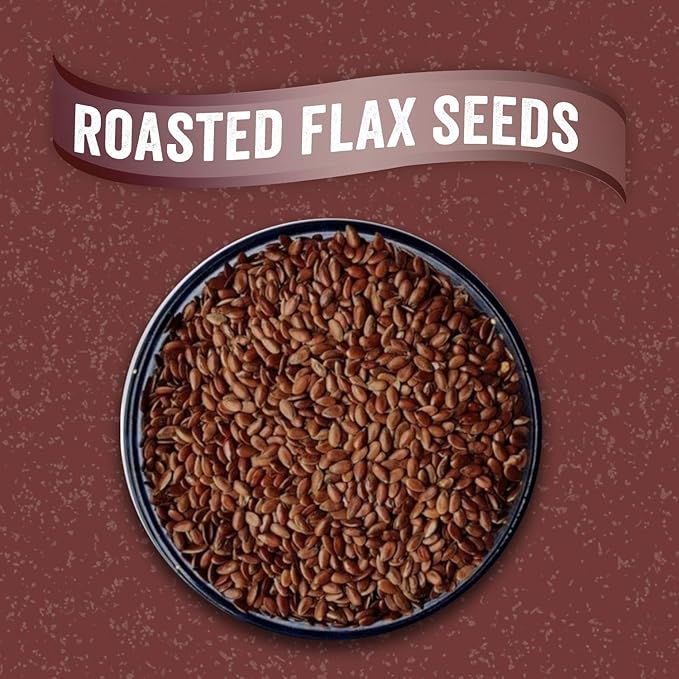 roasted flax seeds - 250g