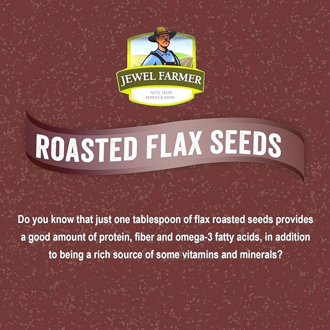 roasted flax seeds - 250g