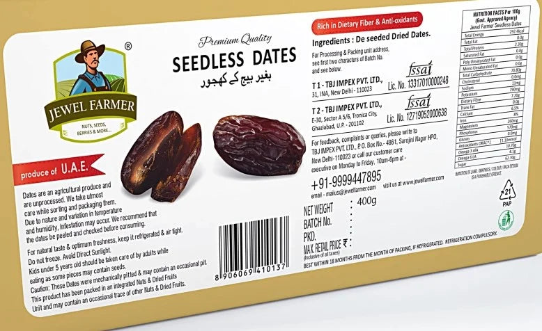 seedless dates - 400g