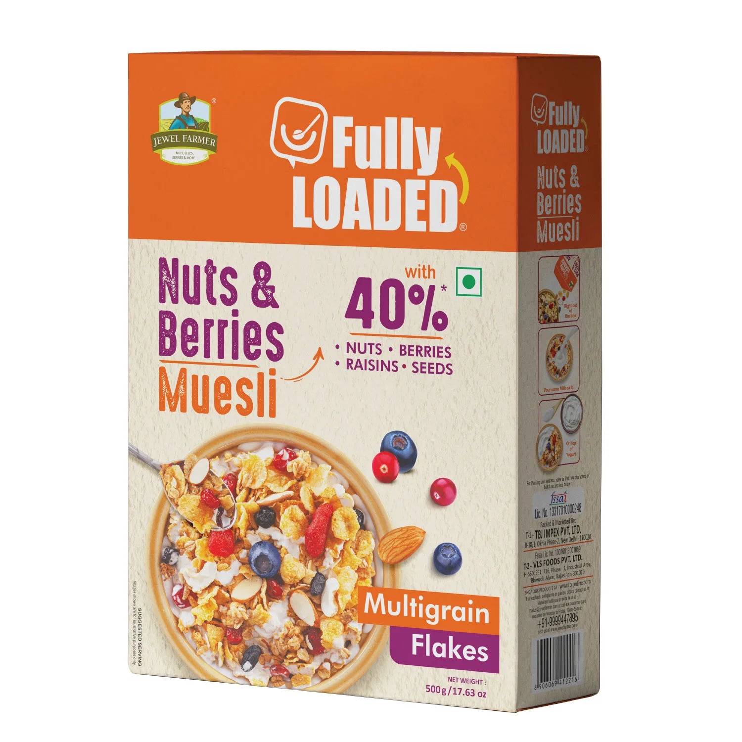 Fully Loaded Nuts & Berries Muesli - 500g 2