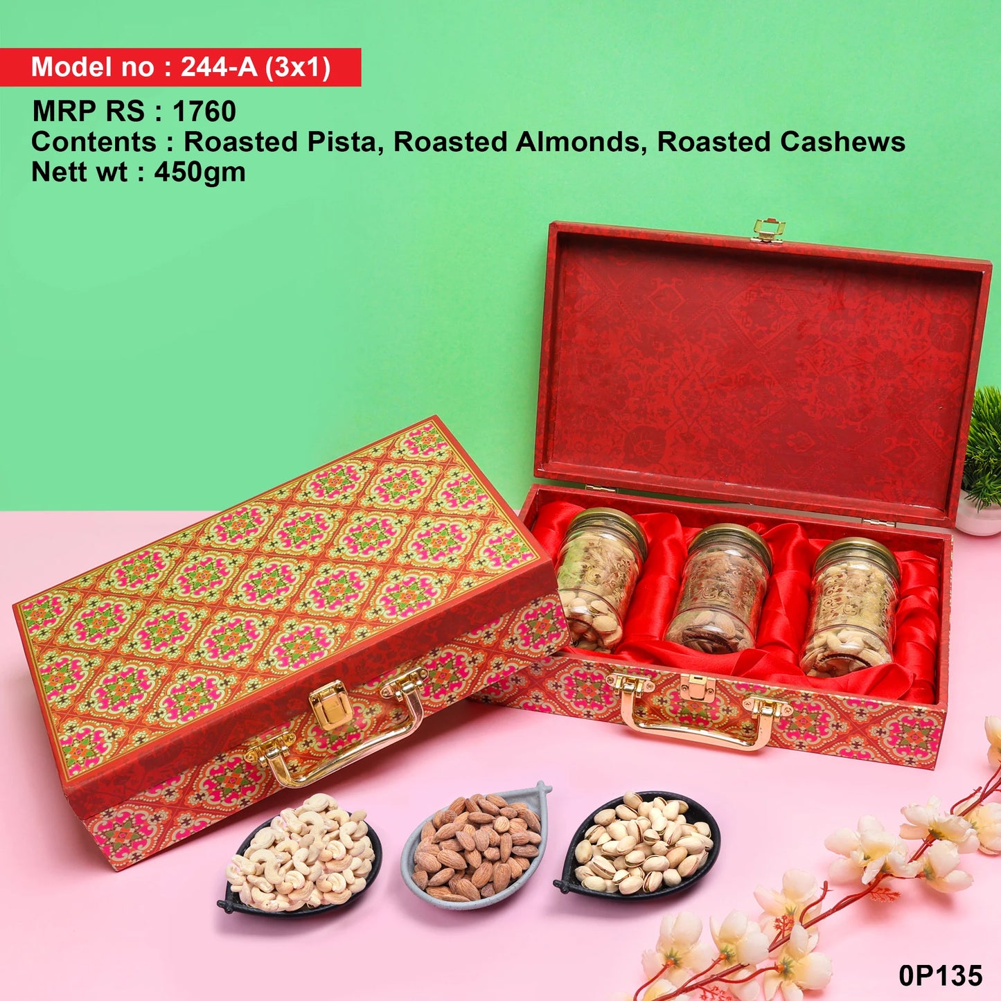 premium gift box | model no : 244-a (3x1)
