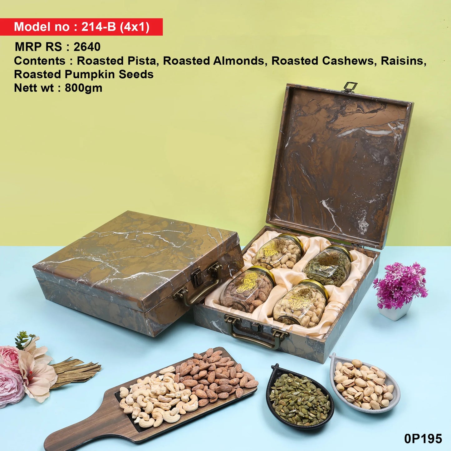 premium gift box | model no : 214-b (4x1)