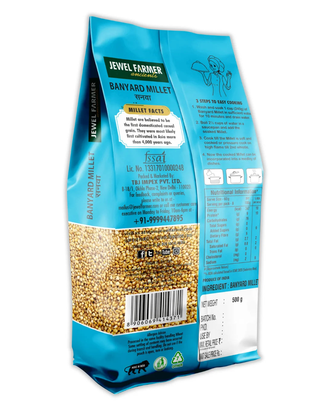 banyard, sama millet - 500g