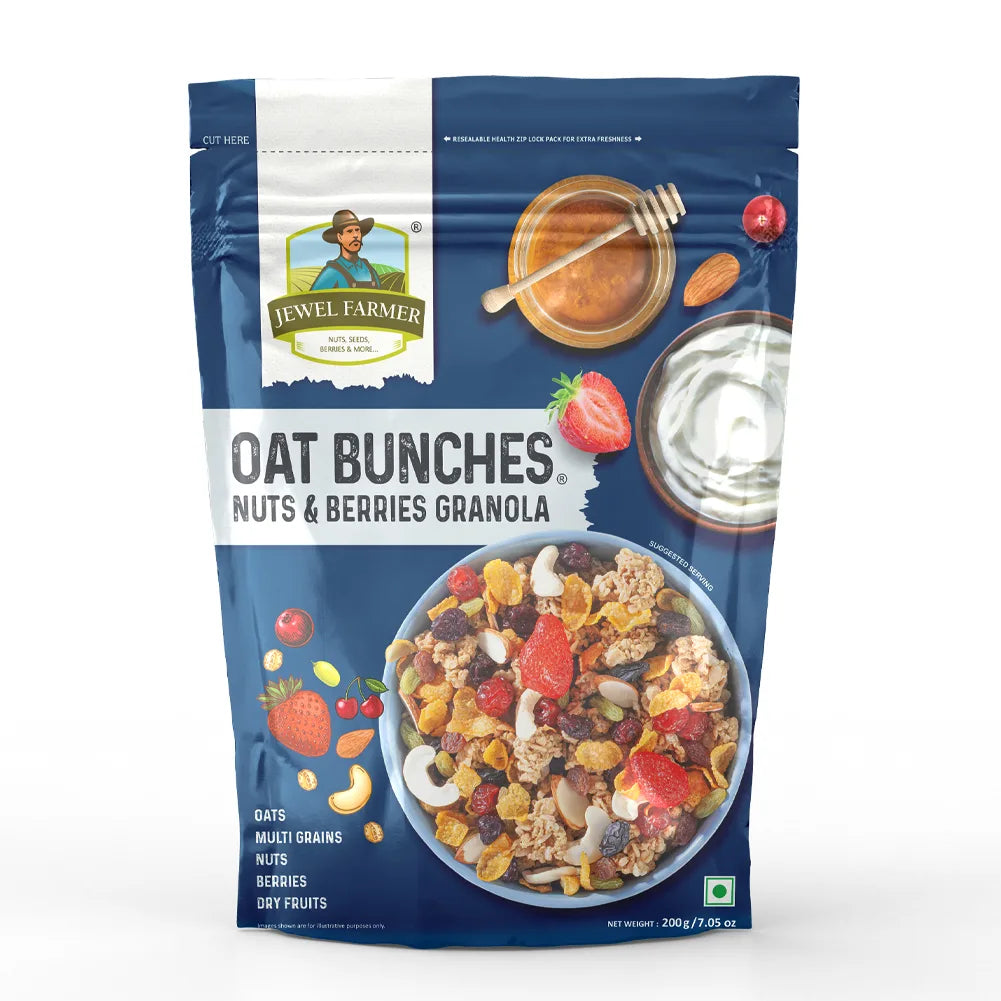oat bunches nuts & berries granola - 200g
