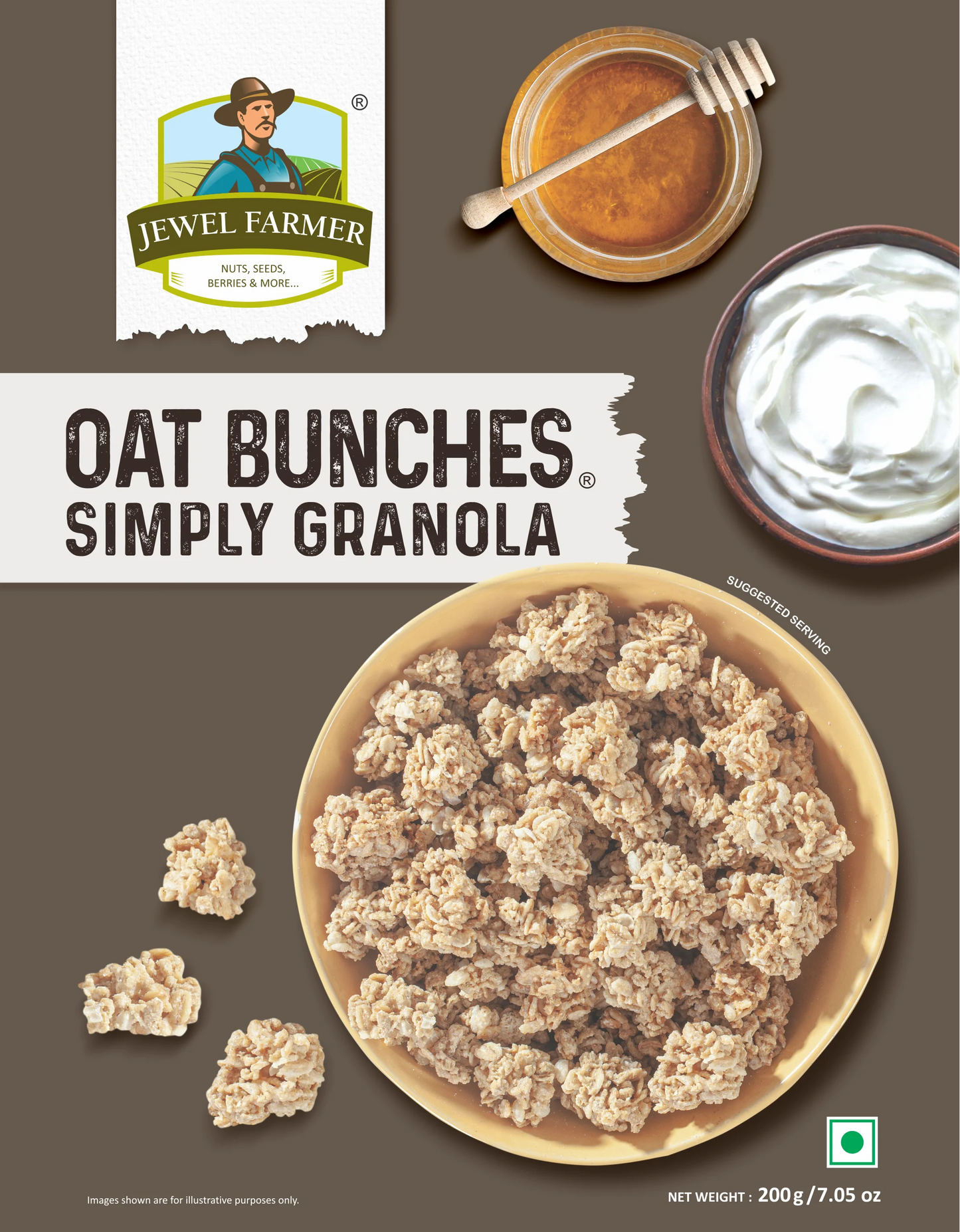 oat bunches simply granola - 200g