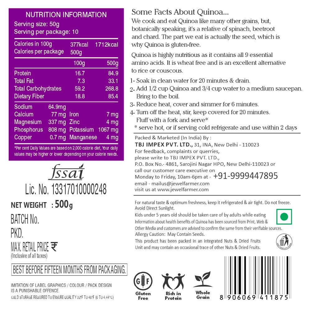 tricolor quinoa - 500g