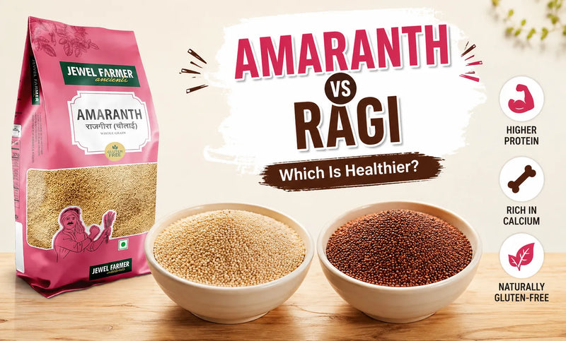 Amaranth Millet vs Ragi