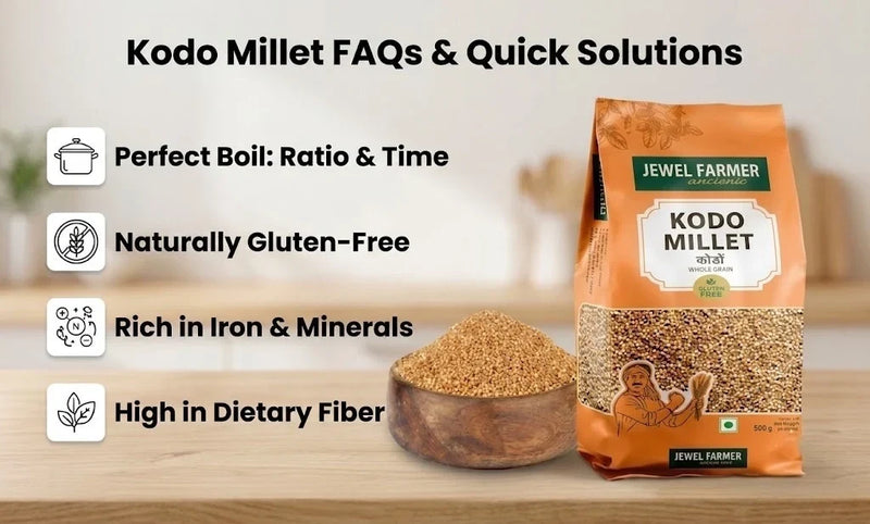 Kodo Millet Cooking, Storage Issues