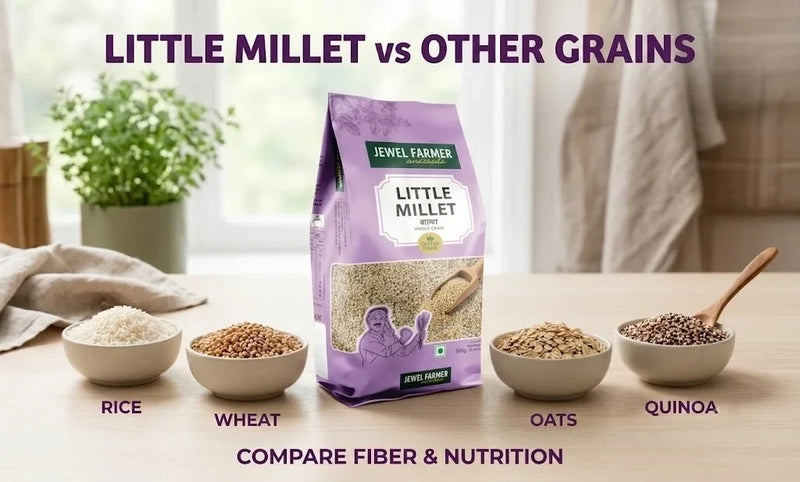 Little Millet vs Other Grains