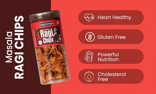 Tired of Heavy Summer Snacks? Switch to Crunchy Snackman Masala Ragi Chips