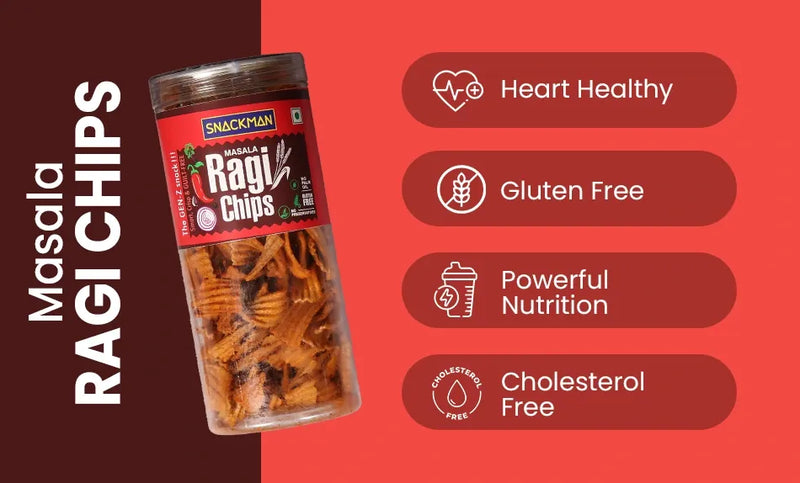 Tired of Heavy Summer Snacks? Switch to Crunchy Snackman Masala Ragi Chips