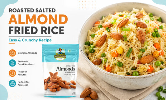 roasted salted almond fried rice