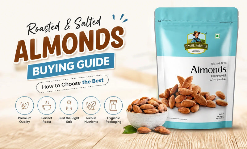  roasted & salted almonds buying guide