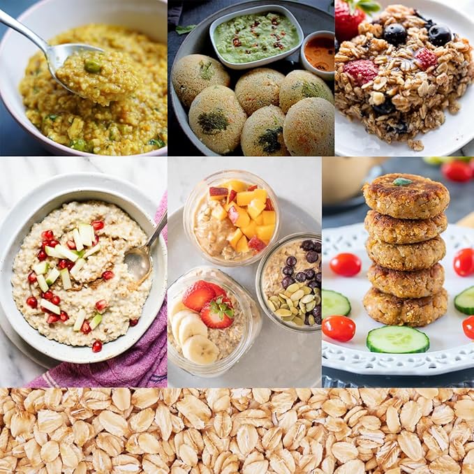 whole grain oats (instant oats) - (1 kg)