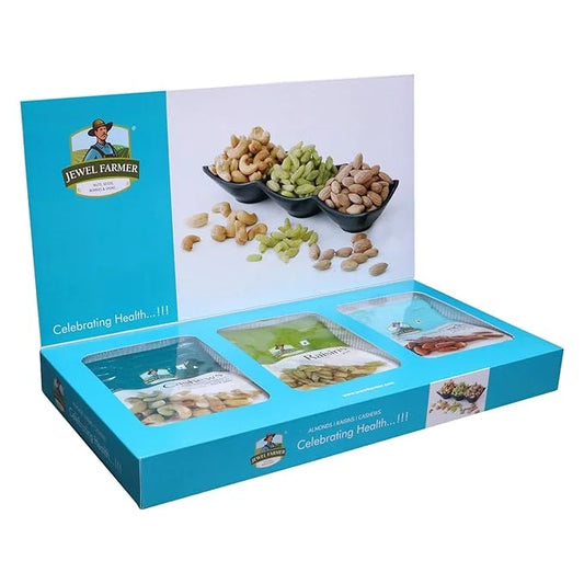 Premium Dry Fruits Gift Pack – 3 in 1 Combo Box