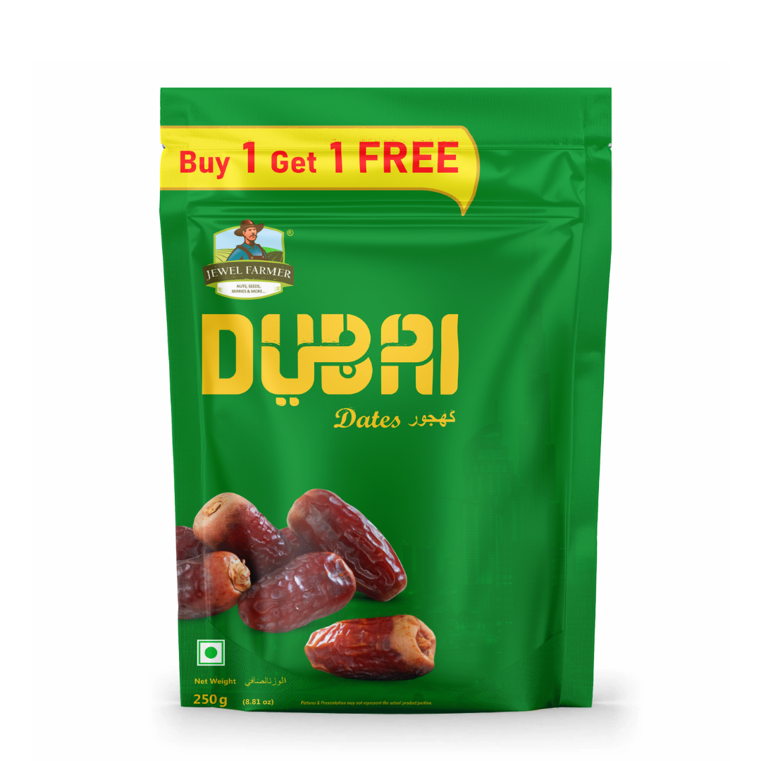 jewel farmer Green packaging of Dubai Dates 250g