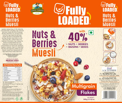 Fully Loaded Nuts & Berries Muesli - 500g information 