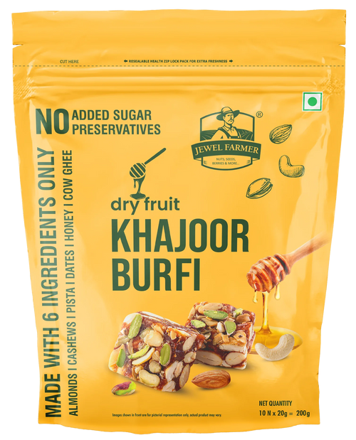 Dry Fruit Khajoor Burfi - 200g