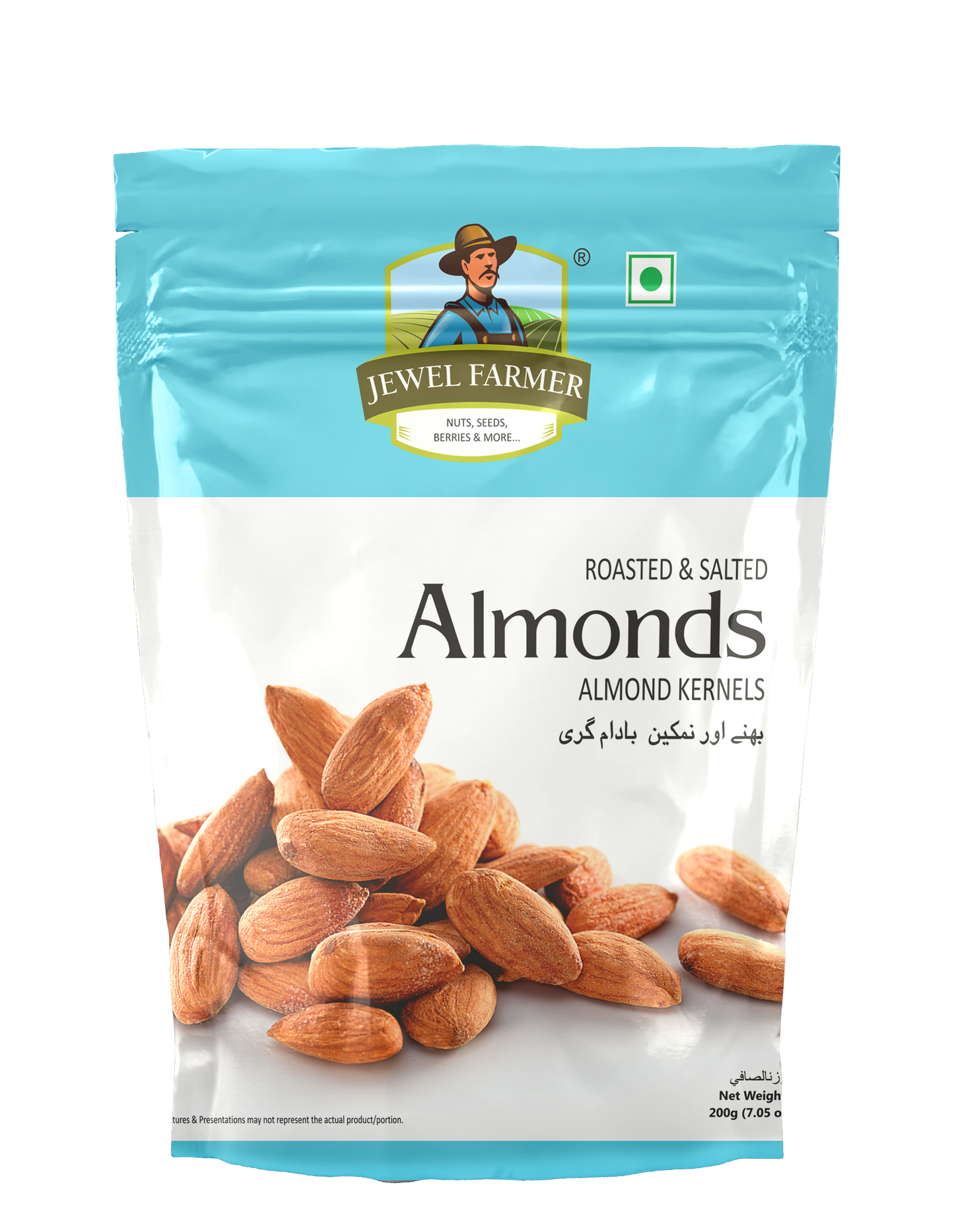 roasted & salted almonds - 200g