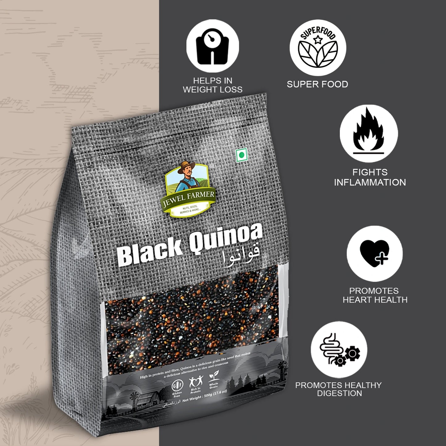 black quinoa - 500g