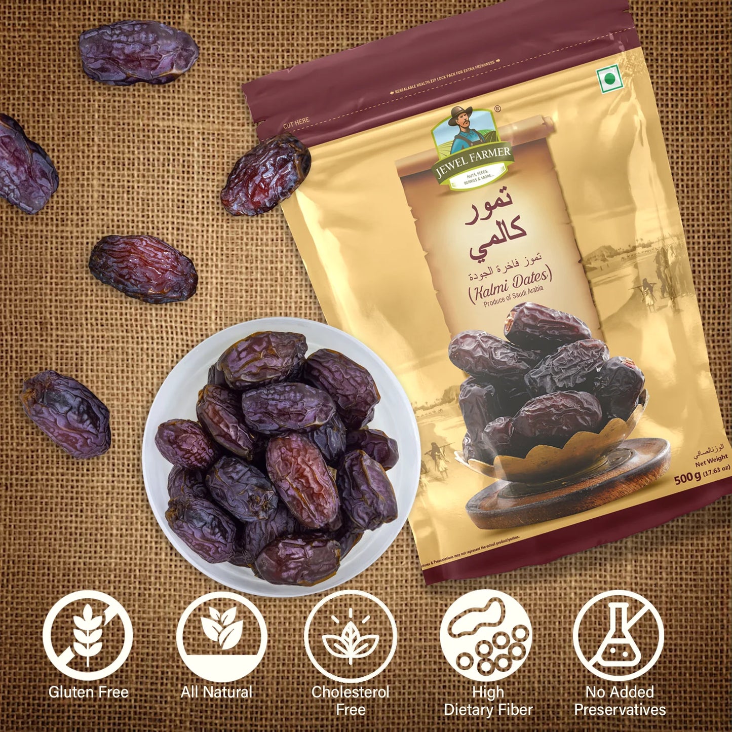 kalmi dates - 500g
