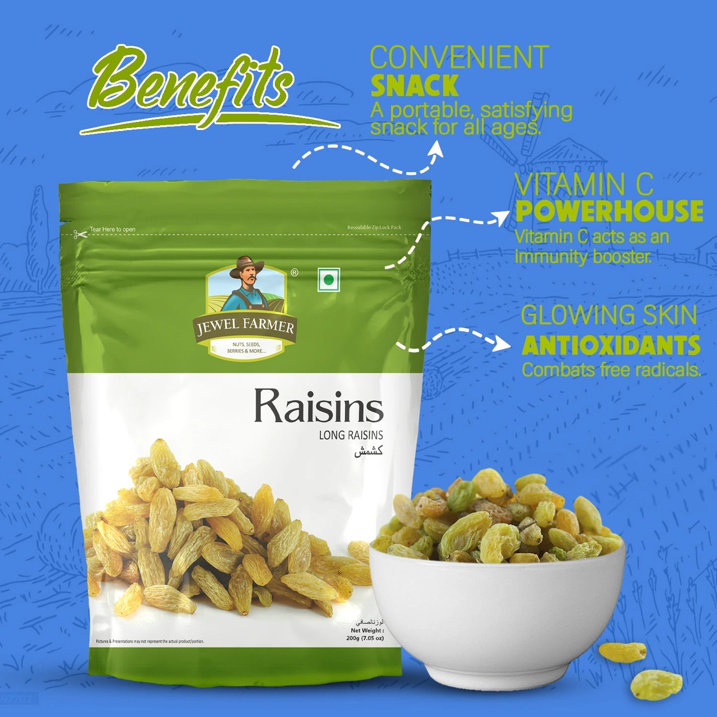 raisins (kishmish) - 200g