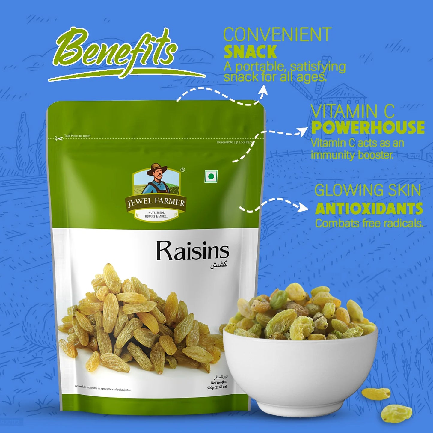 raisins (kishmish) - 500g