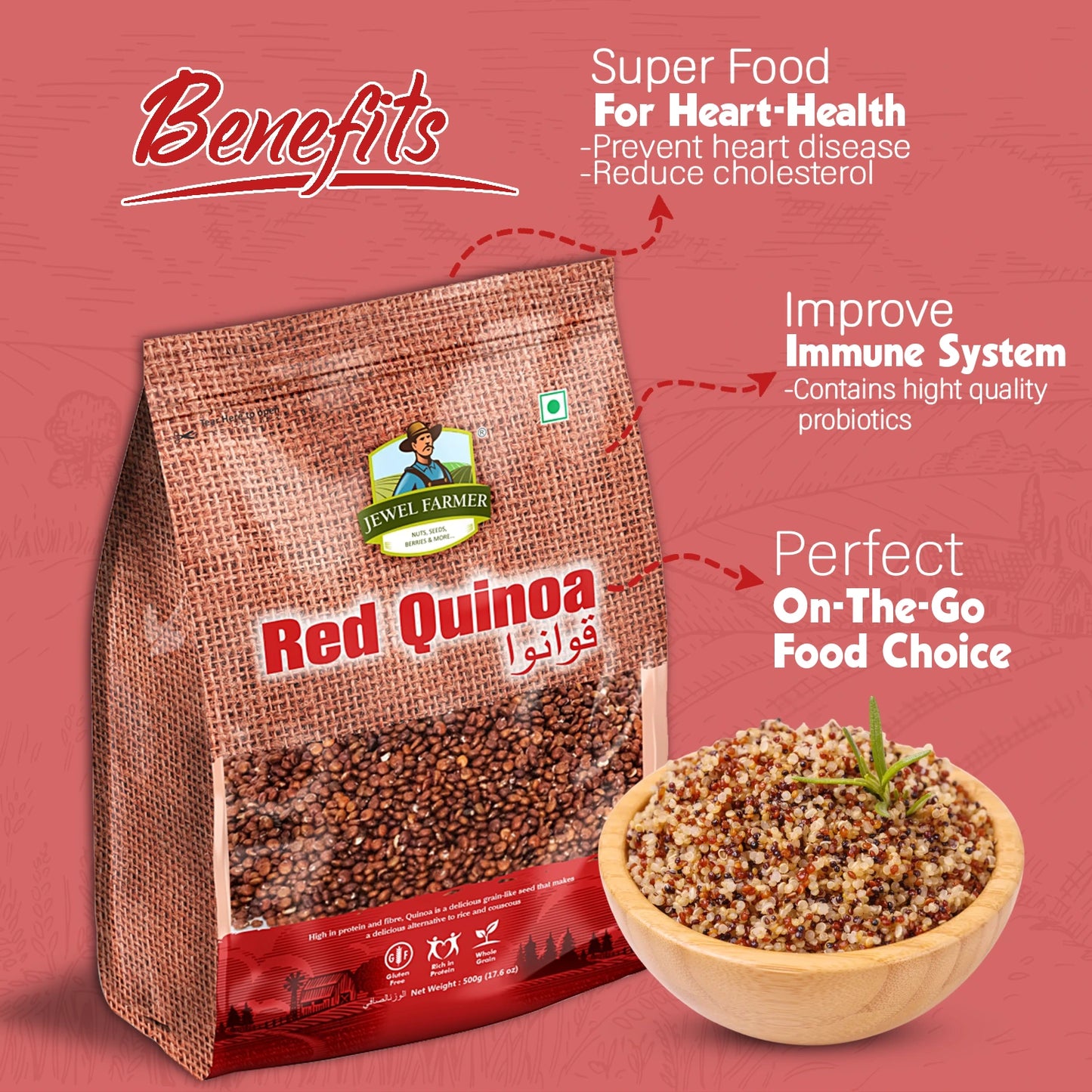 red quinoa - 500g