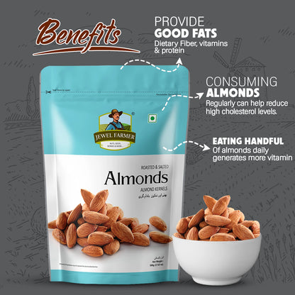Roasted & Salted Almonds - 500g