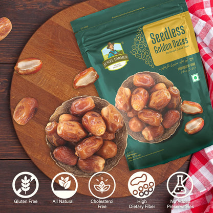 Seedless Golden Dates - 500g