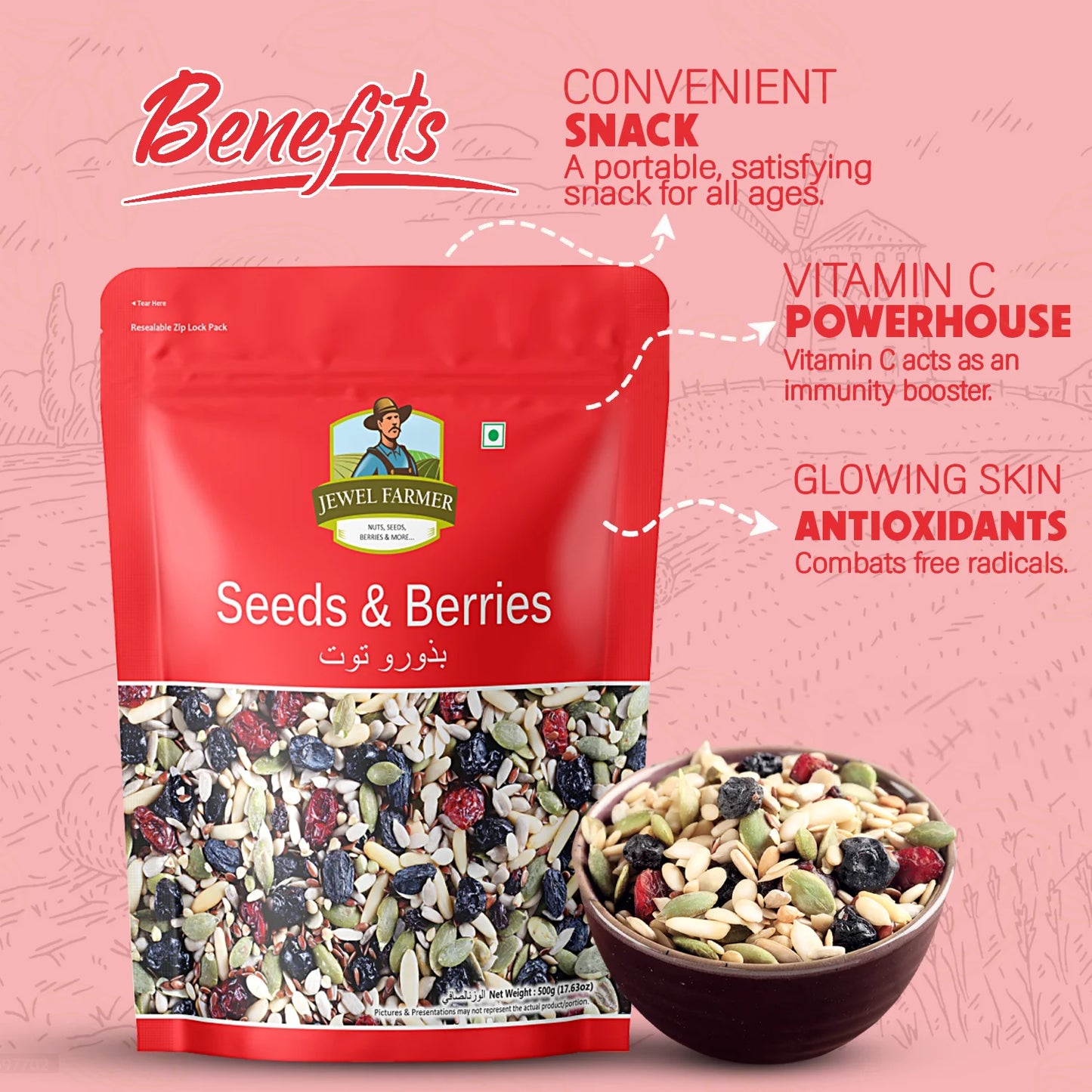 seeds & berries - 500g