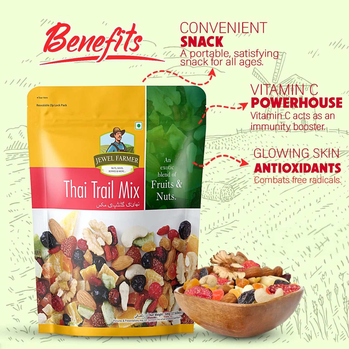 thai trail mix - 500g