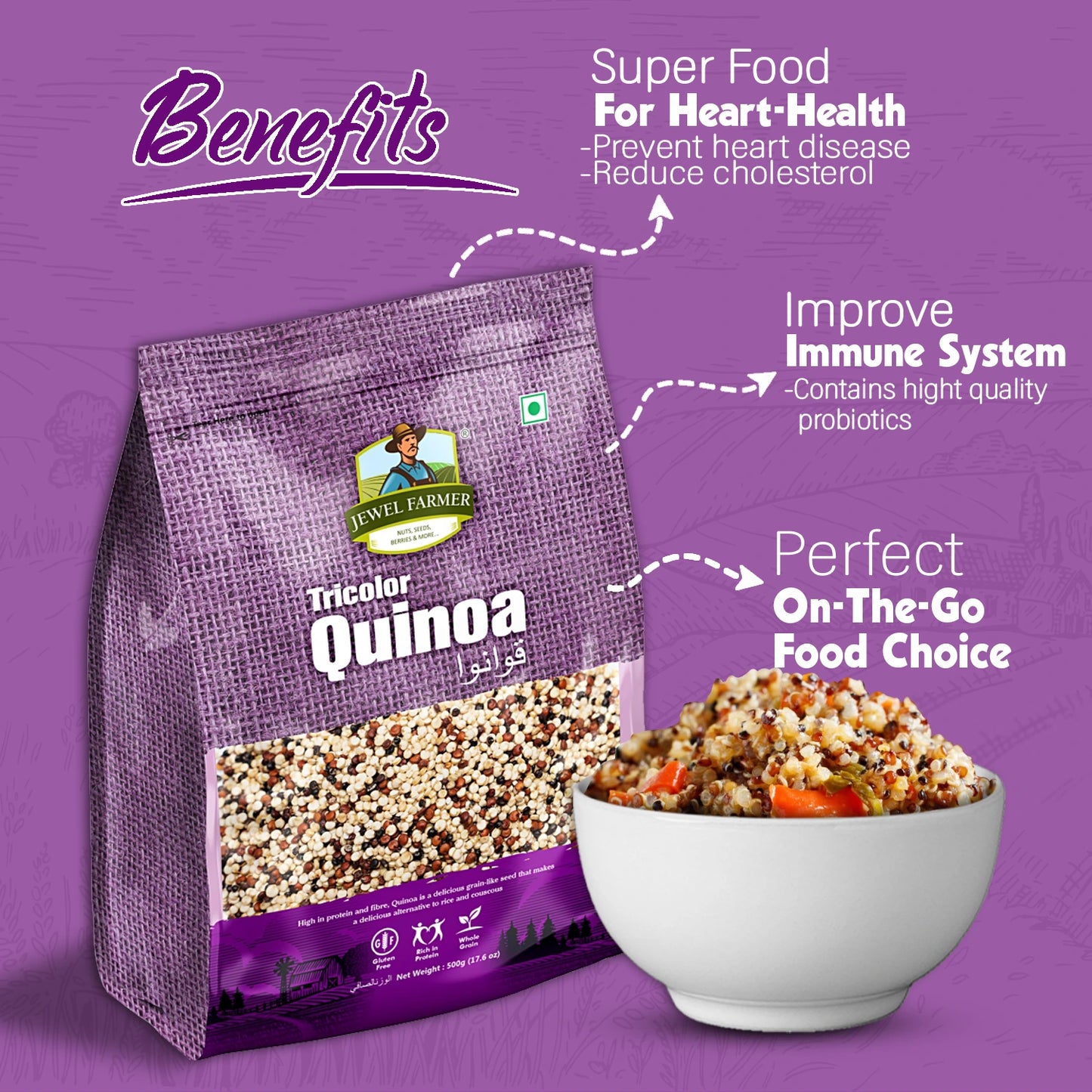 tricolor quinoa - 500g
