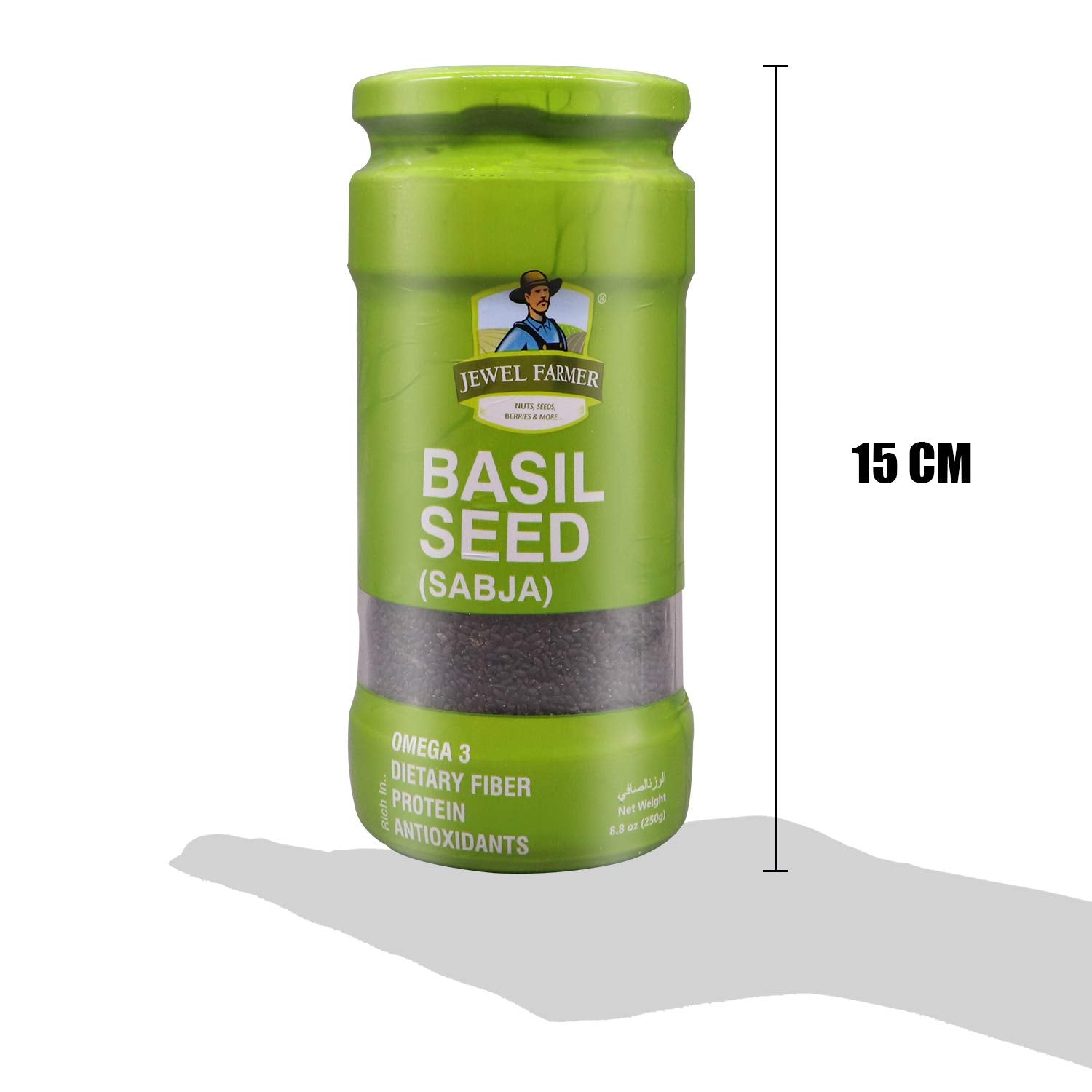 Jewel-farmer-Basil-seeds-250g-dimensions