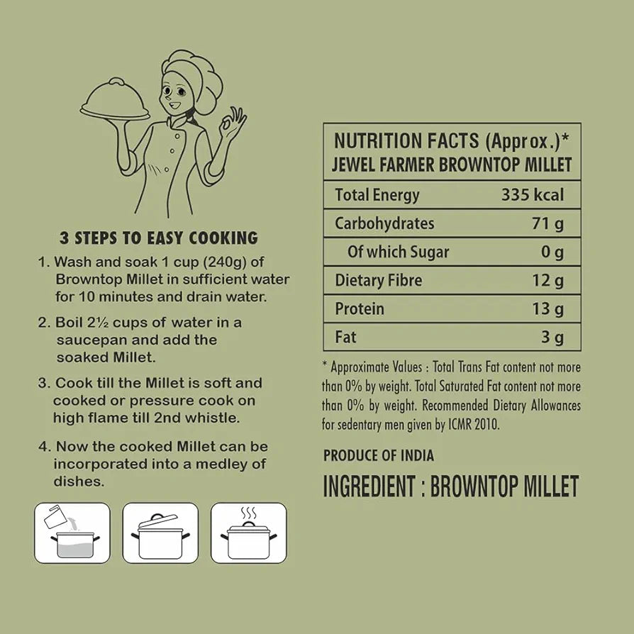 brown top millet – 500g