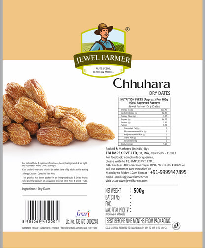 Jewel Farmer Chhuhara dry dates 500g product information image