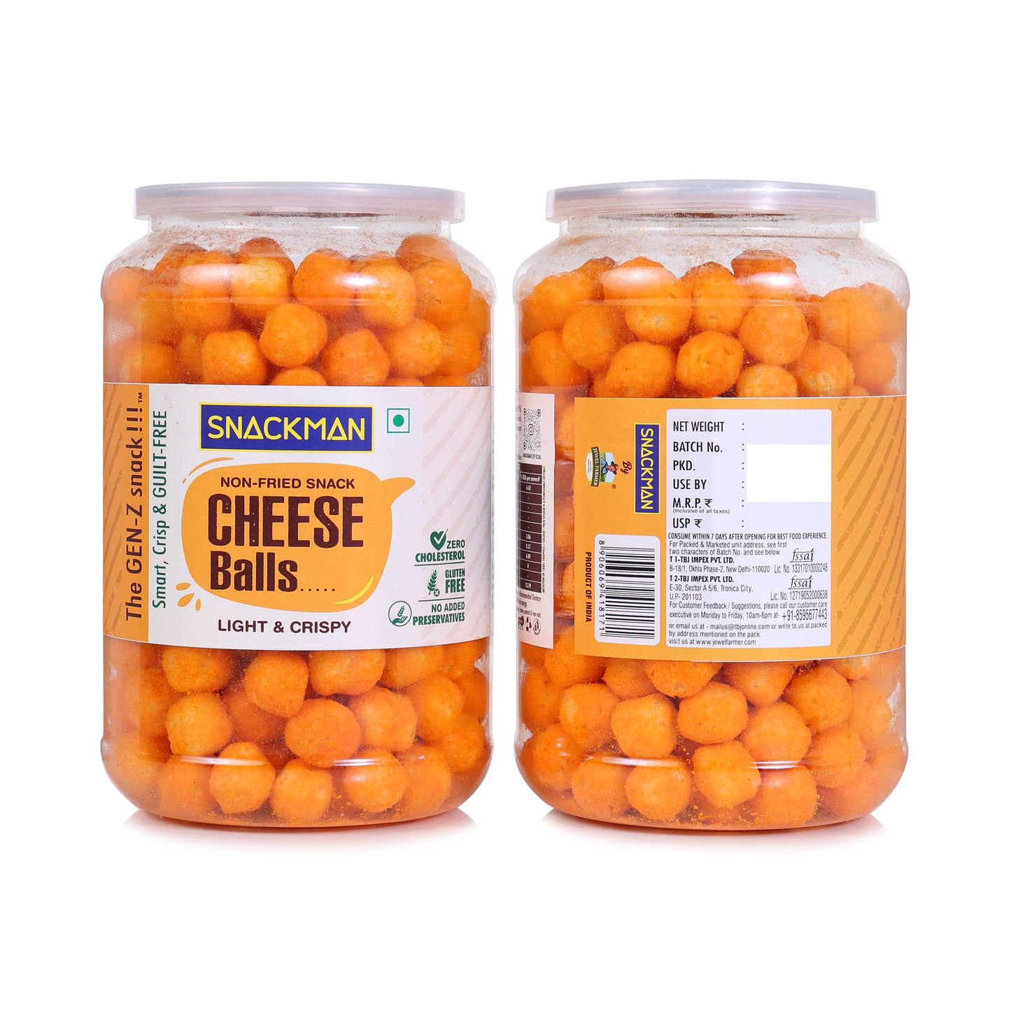 snackman cheese balls - 180g