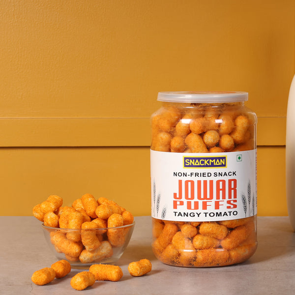 Snackman Jowar Puffs (Tangy Tomato) - 190g