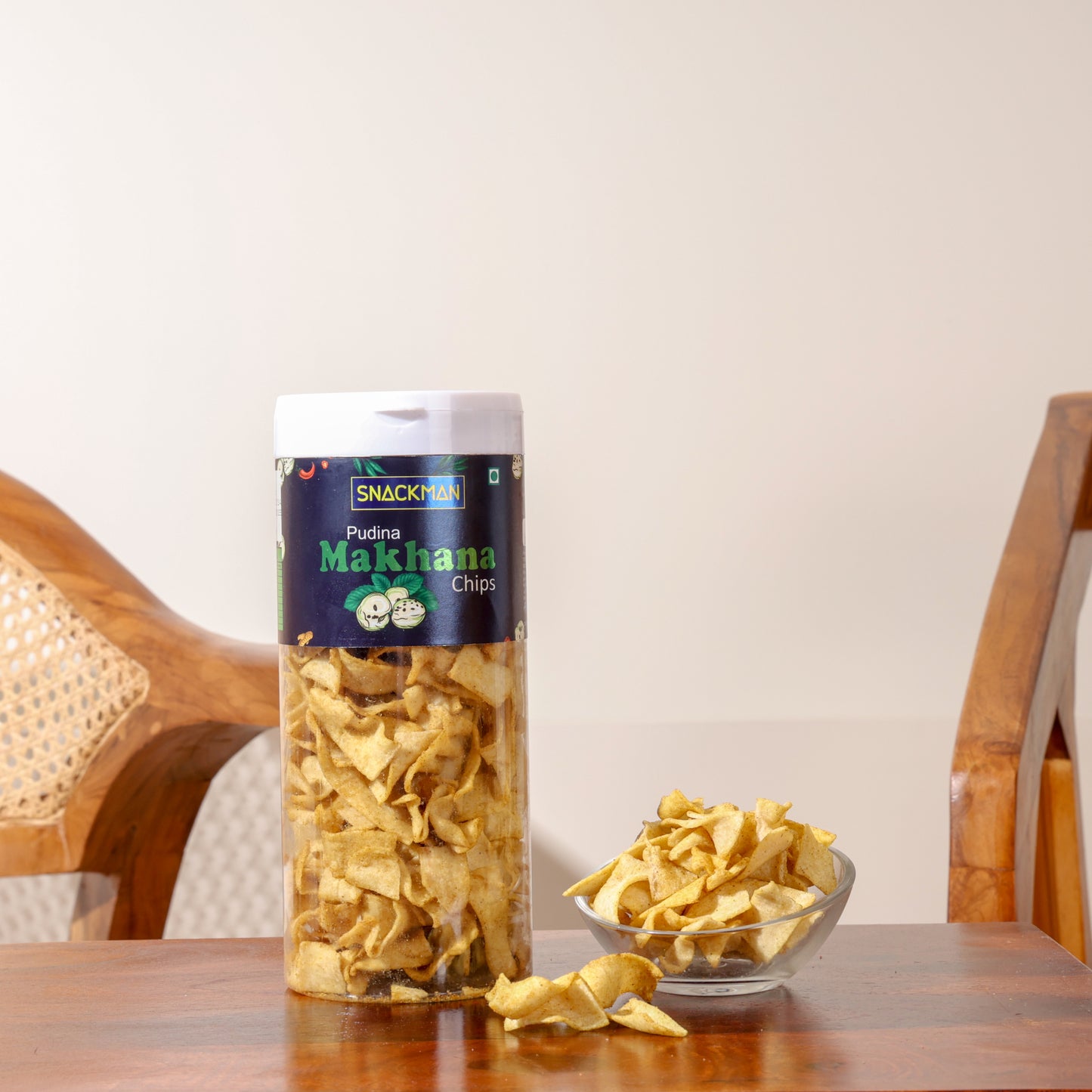 snackman pudina makhana chips - 150g