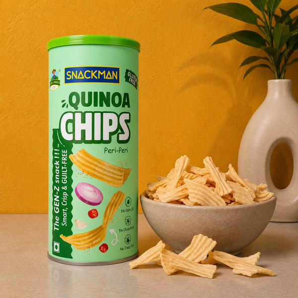 Snackman Peri-Peri Quinoa Chips - 125g