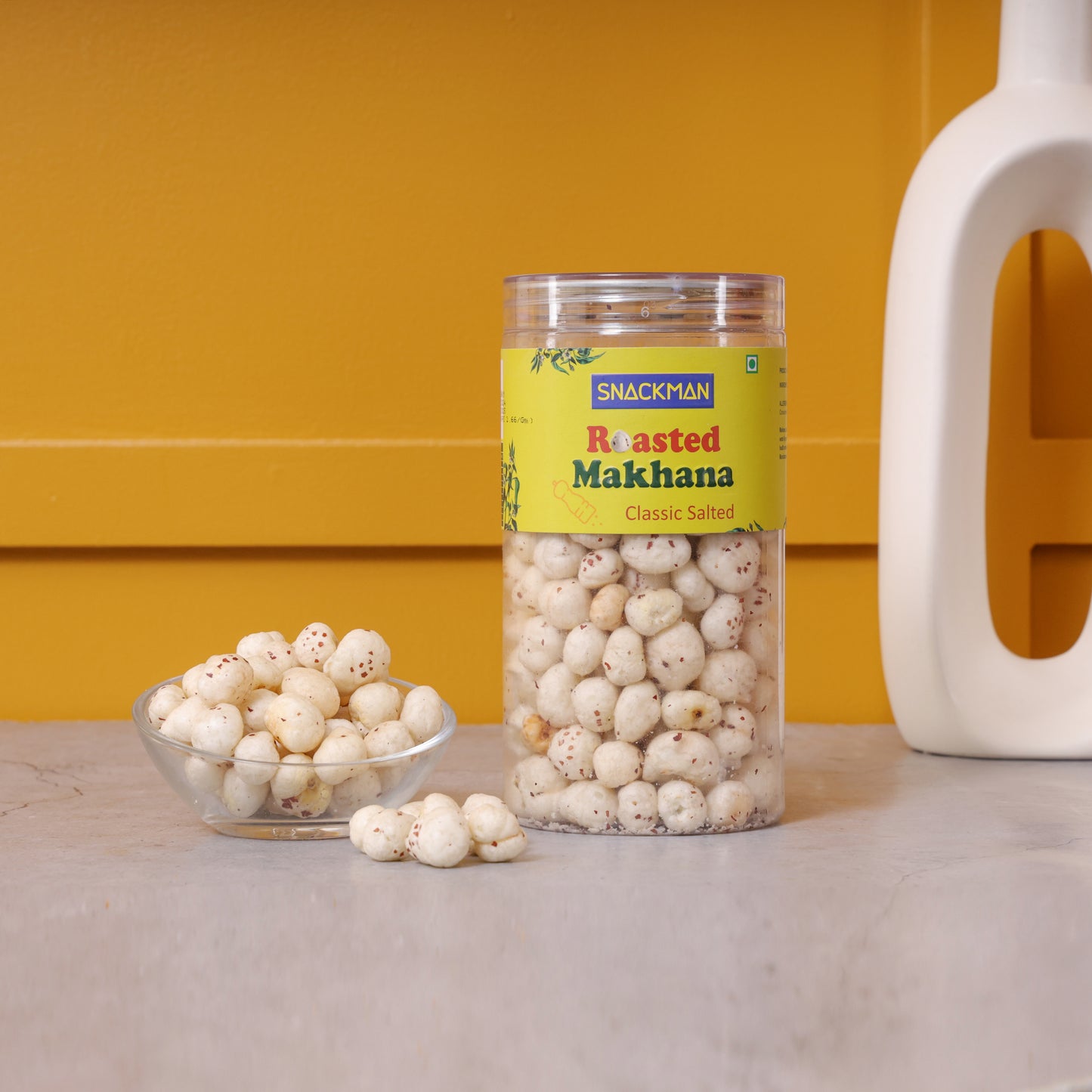 snackman roasted makhana (classic salted) - 70g