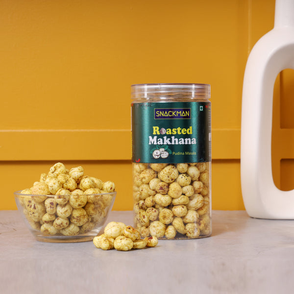 Snackman Roasted Makhana (Pudina Masala) - 80g