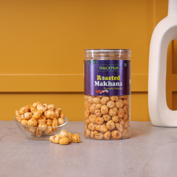 Snackman Roasted Makhana (Punjabi Masala) - 75g