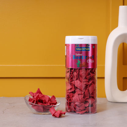 Snackman Salted Beetroot Chips - 150g