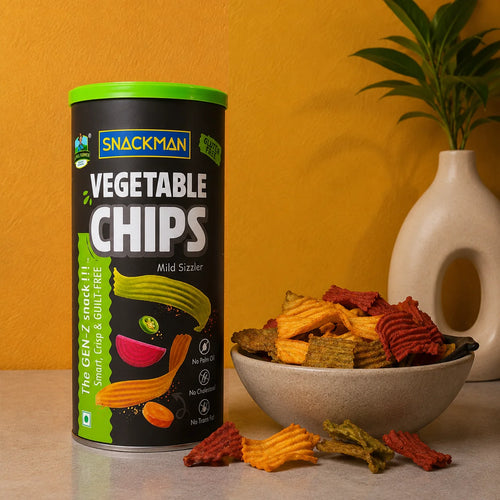 Snackman Vegetable Chips - 125g