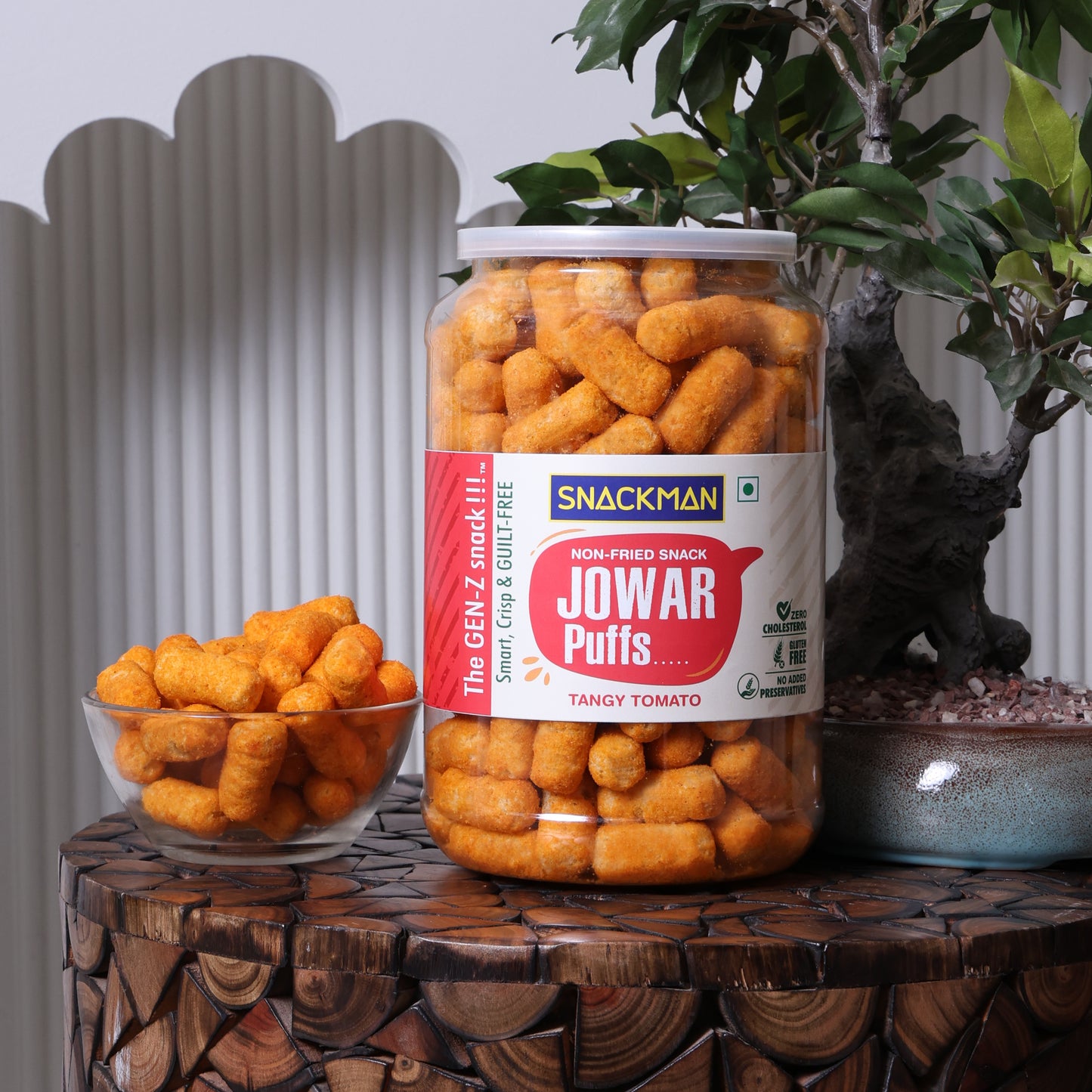 snackman jowar puffs (tangy tomato) - 190g