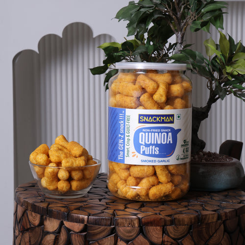 Snackman Quinoa Puffs (Smoked Garlic) - 170g