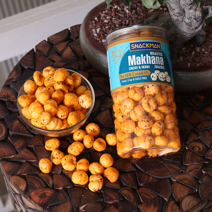 Snackman Roasted Makhana (Cheese & Herbs) - 75g