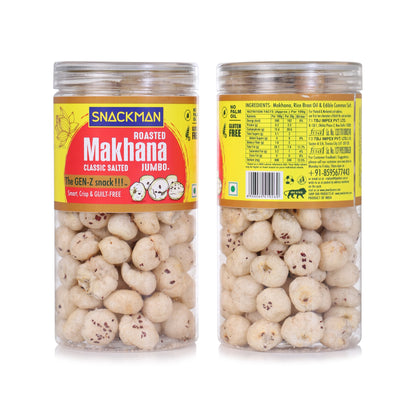 Snackman Roasted Makhana (Classic Salted) - 55g
