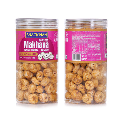Snackman Roasted Makhana (Punjabi Masala) - 75g
